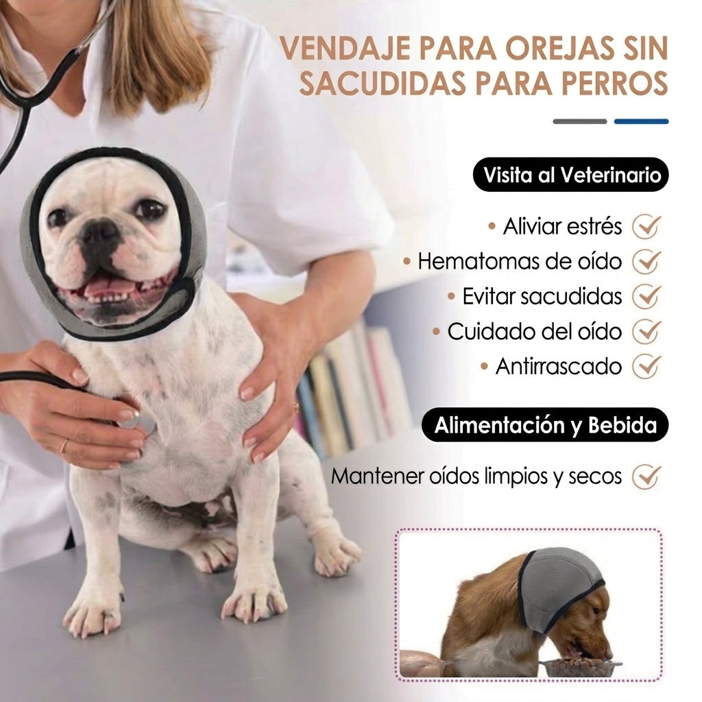 Orejeras para mascotas sensibles a ruidos fuertes