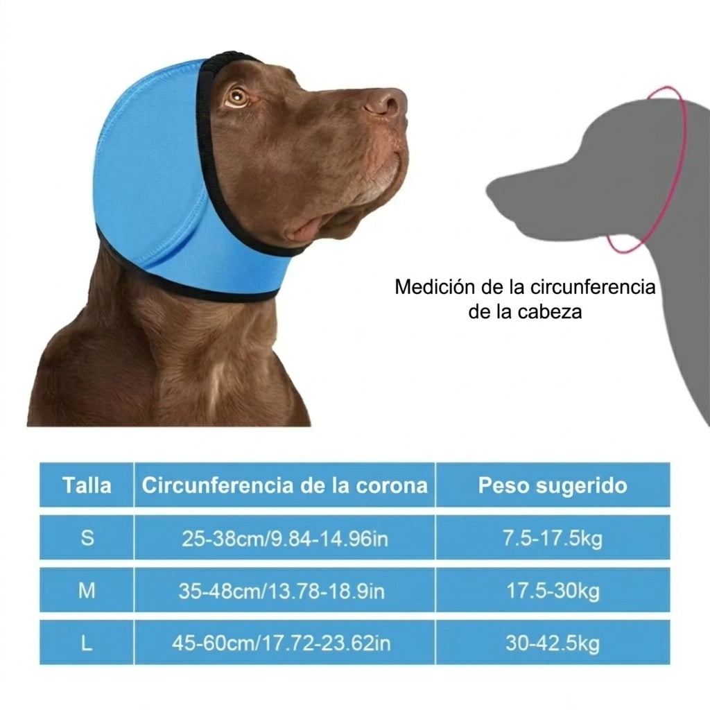 Orejeras para mascotas sensibles a ruidos fuertes